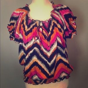 New Direction multicolored blouse